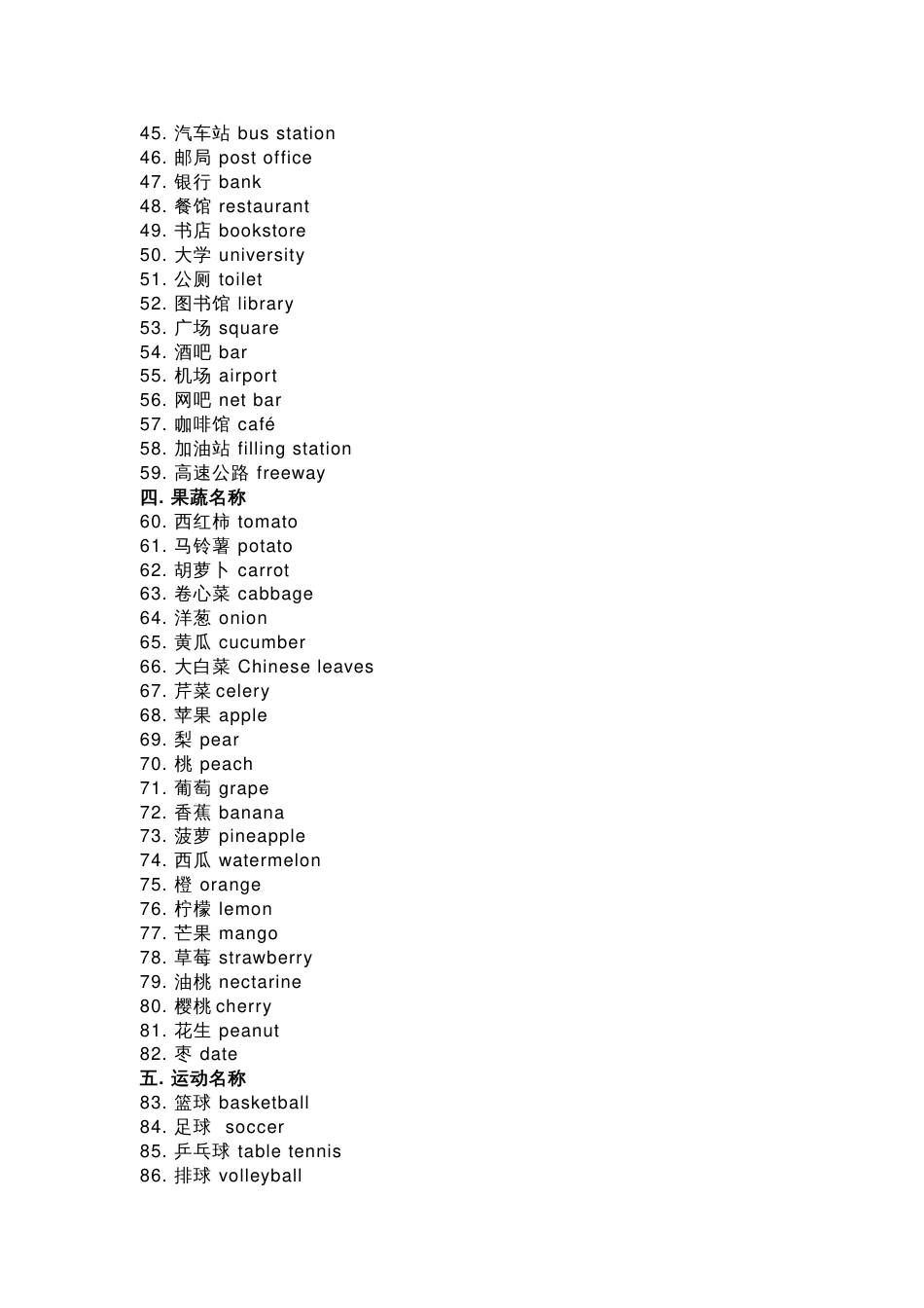 高中英语：11类196个基础名词_第2页