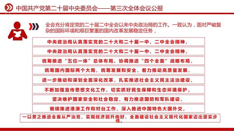 2024年关于中国共产党第二十届中央委员会第三次全体会议公报PPT学习课件_第3页