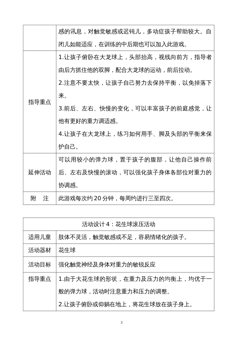 教案感觉统合器材训练游戏室(1)_第3页