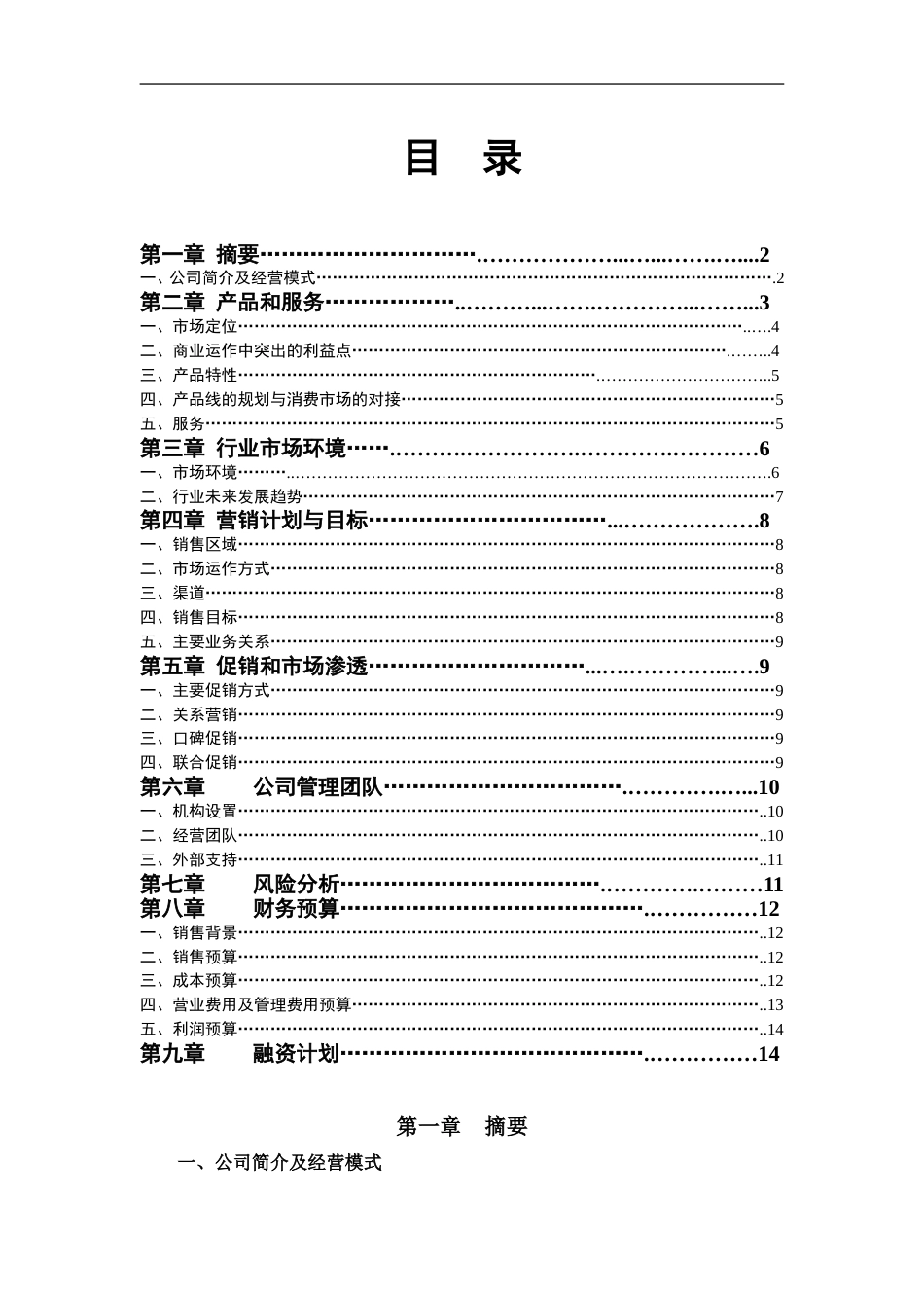 酒类产品商业计划书_第1页