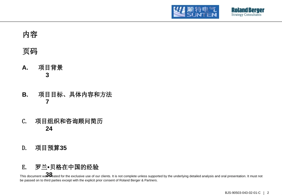 顺特电气咨询项目建议书_第2页