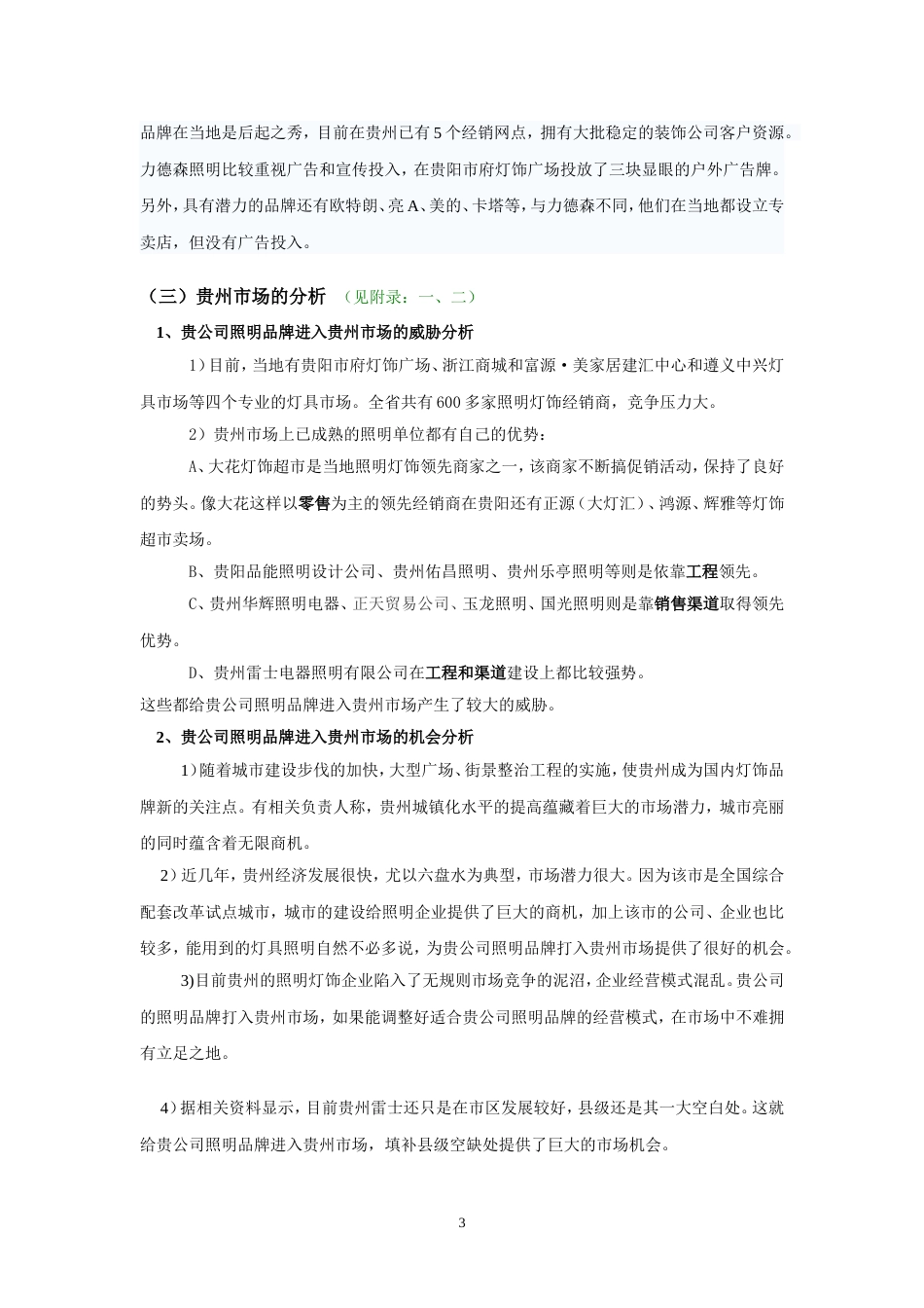 照明设备商业计划书_第3页