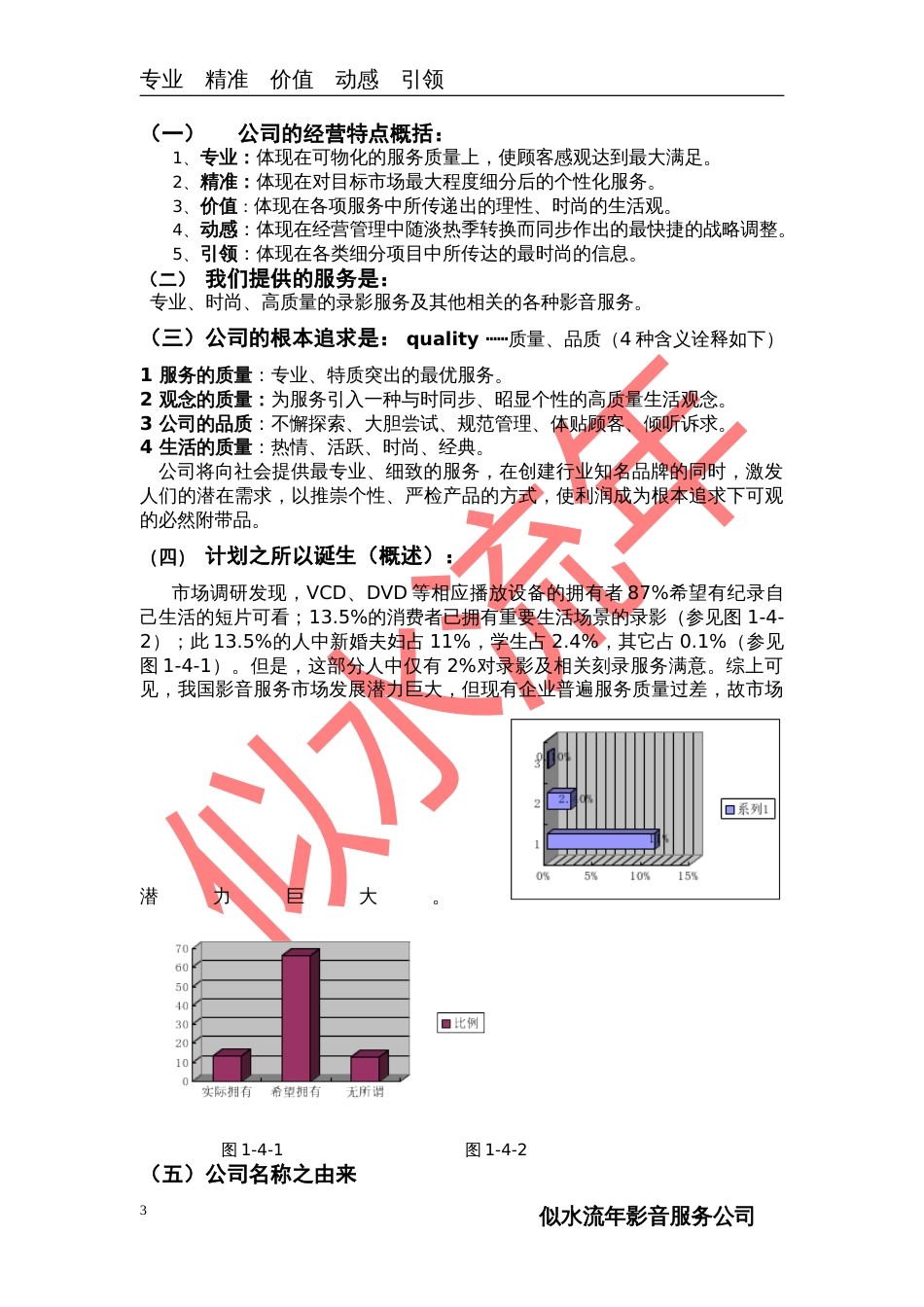 似水流年影音公司商业计划书_第3页