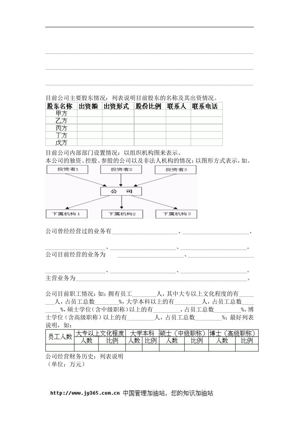 091_商业计划书标准模版(doc17)_第3页