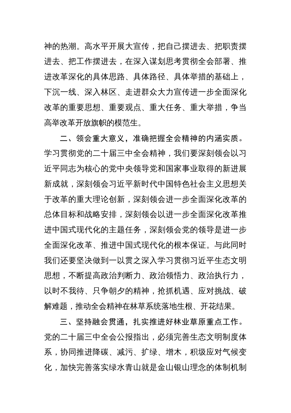 理论学习中心组学习贯彻二十届三中全会精神专题研讨发言10篇_第3页