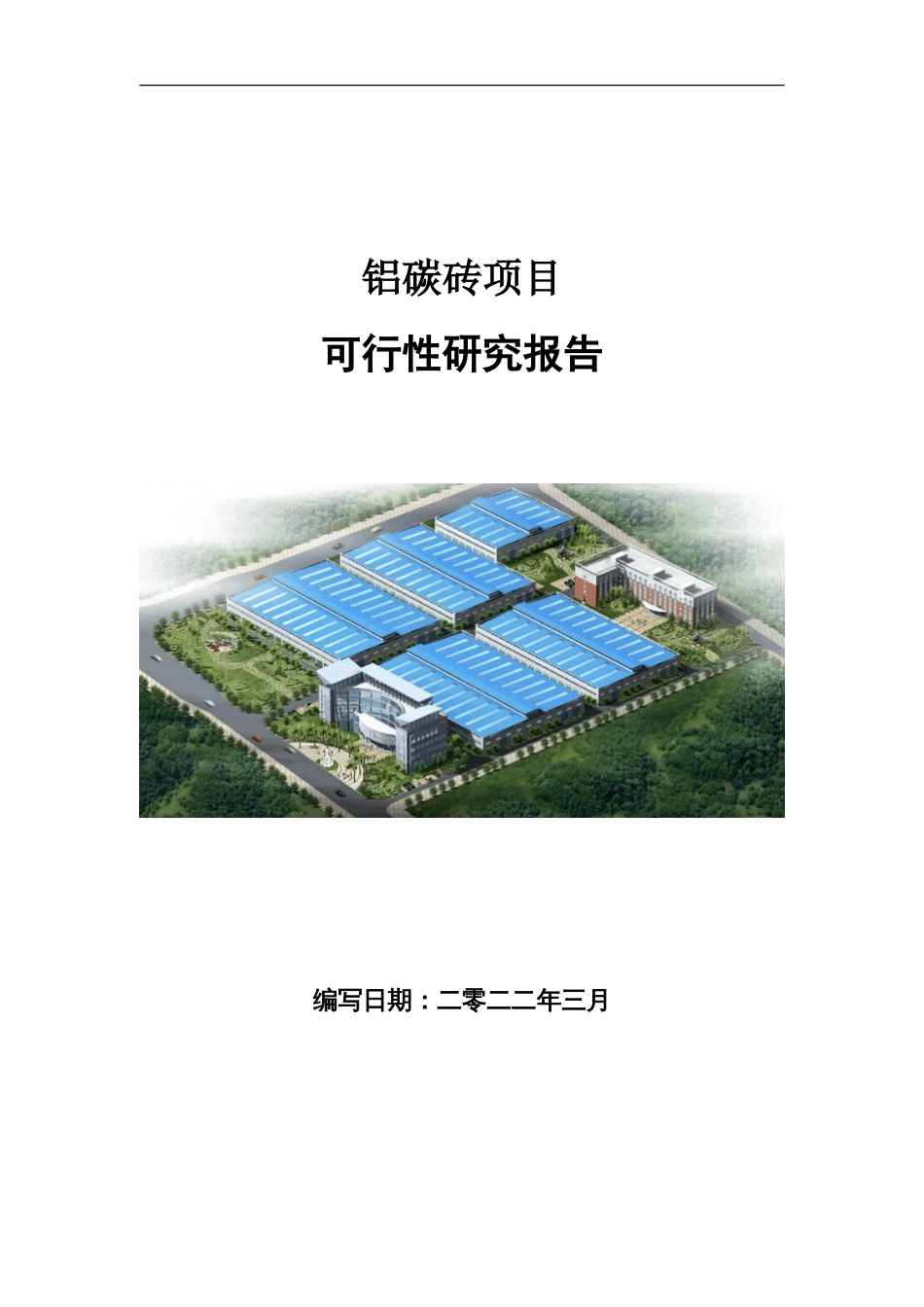铝碳砖项目可行性研究报告写作参考_第1页
