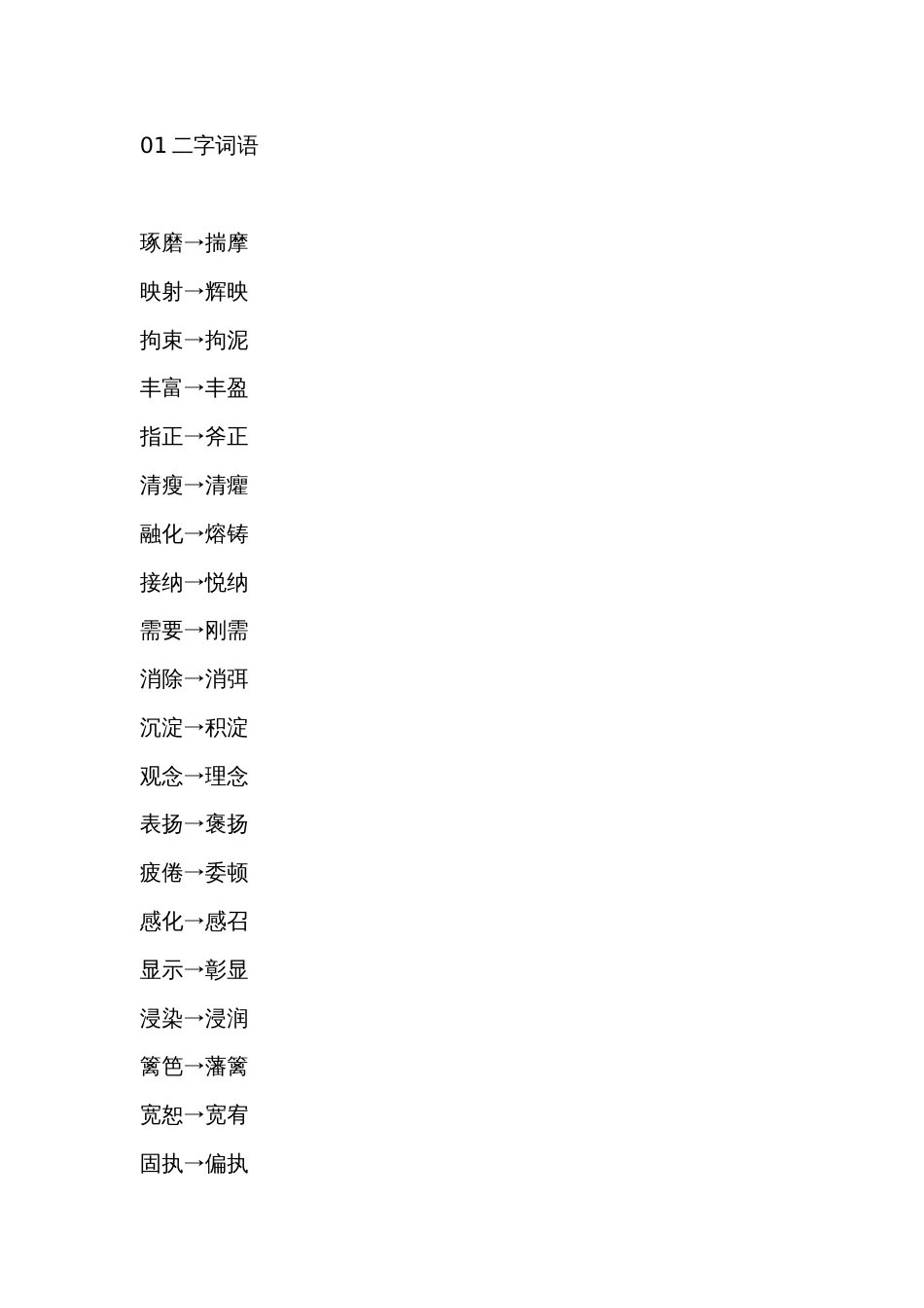 初中语文99个简练大气的高级词汇_第1页