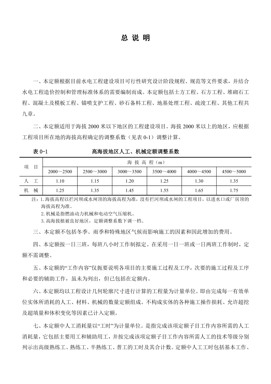 水电建筑工程概算定额 中册 (试行)_第2页