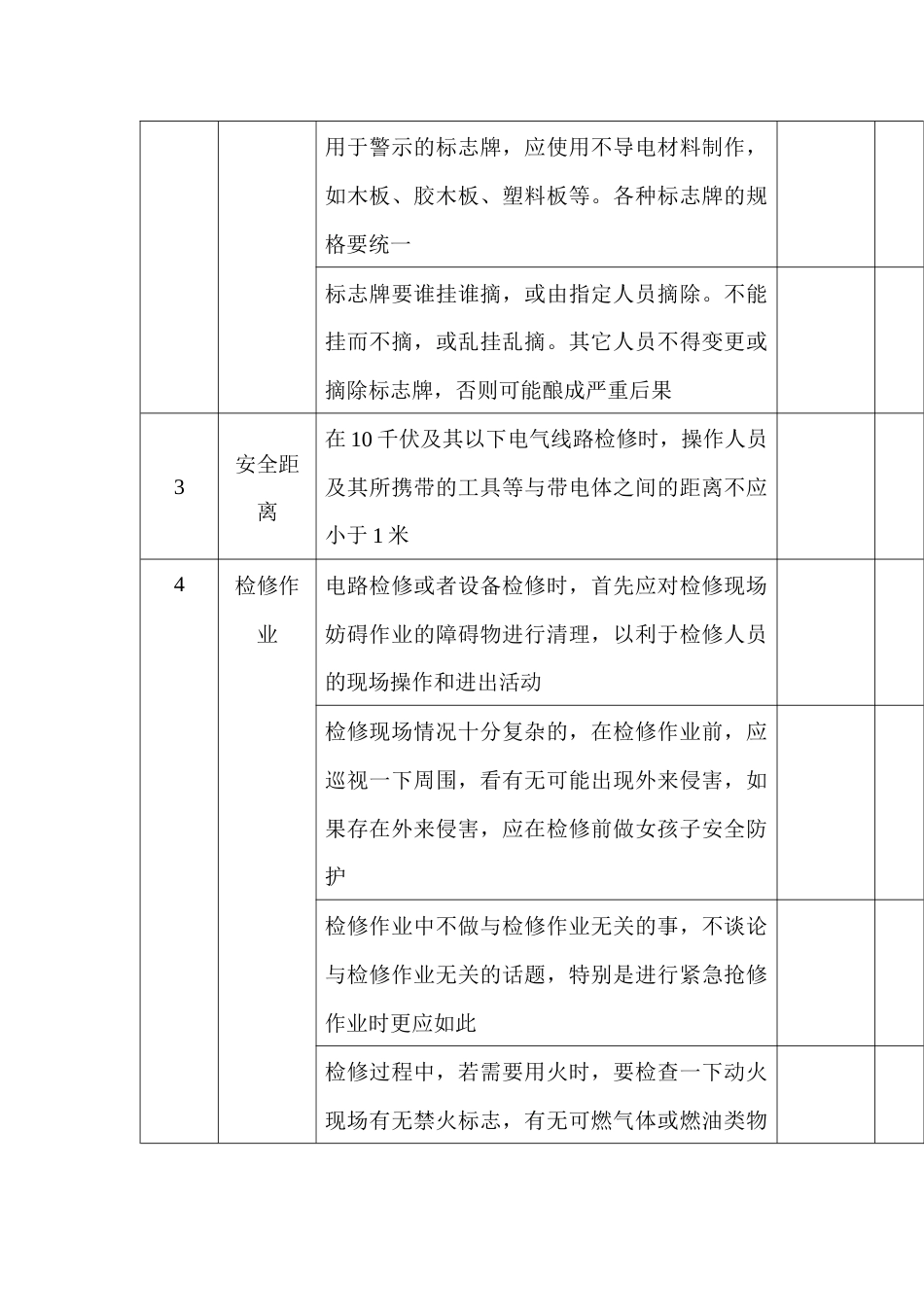 电气检修作业安全检查表_第2页