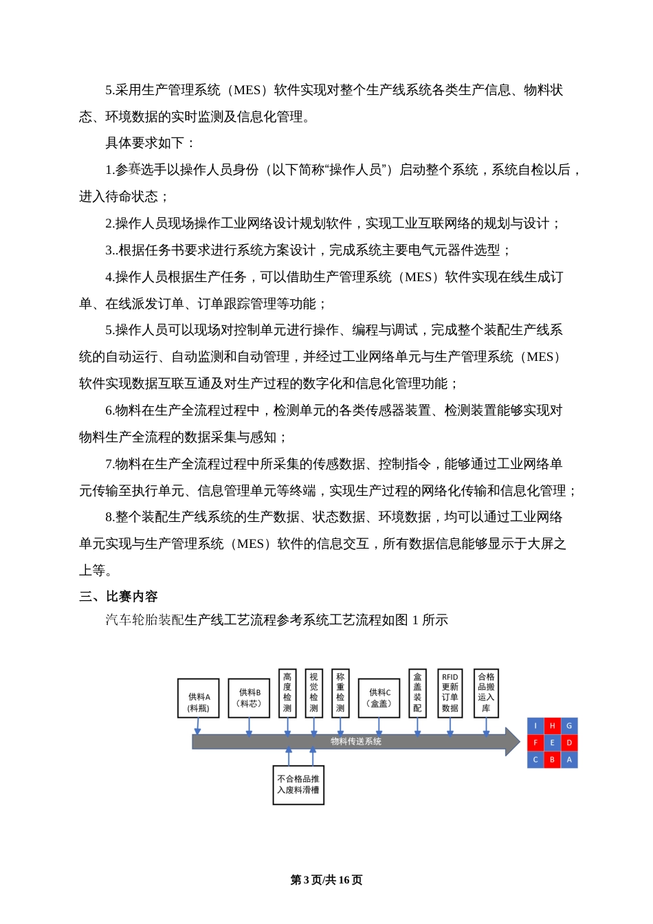 十六届山东省职业院校技能大赛高职组“工业网络智能控制与维护”赛项（教师赛）试题B_第3页