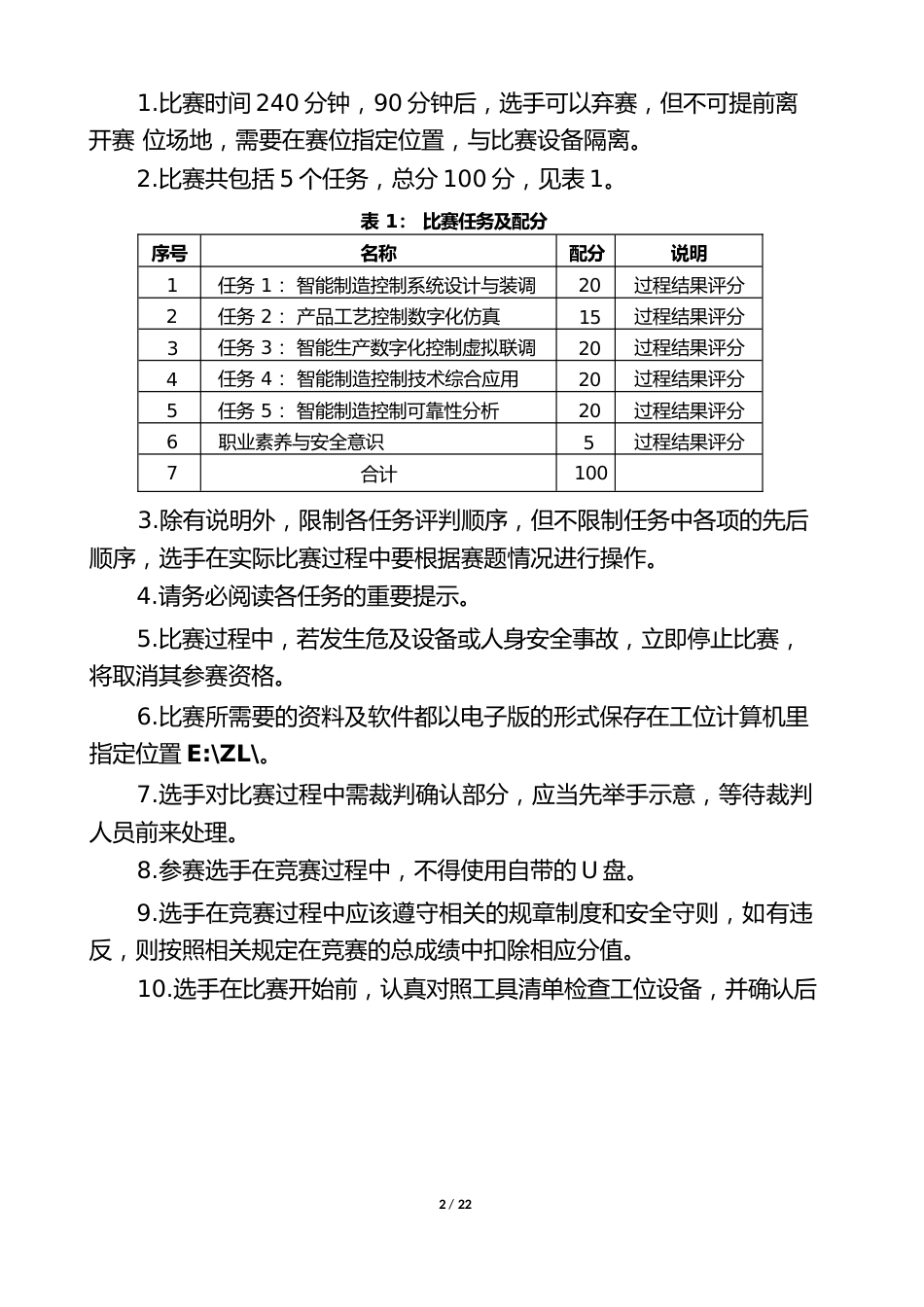 五届全国智能制造应用技术技能大赛数字孪生应用技术员（智能制造控制技术方向）赛项实操样题_第2页