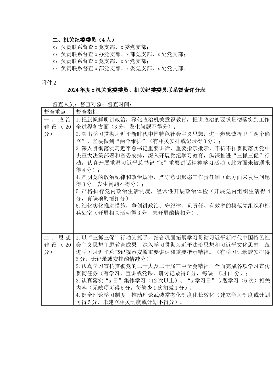 2024年度党建工作专项督查方案_第3页