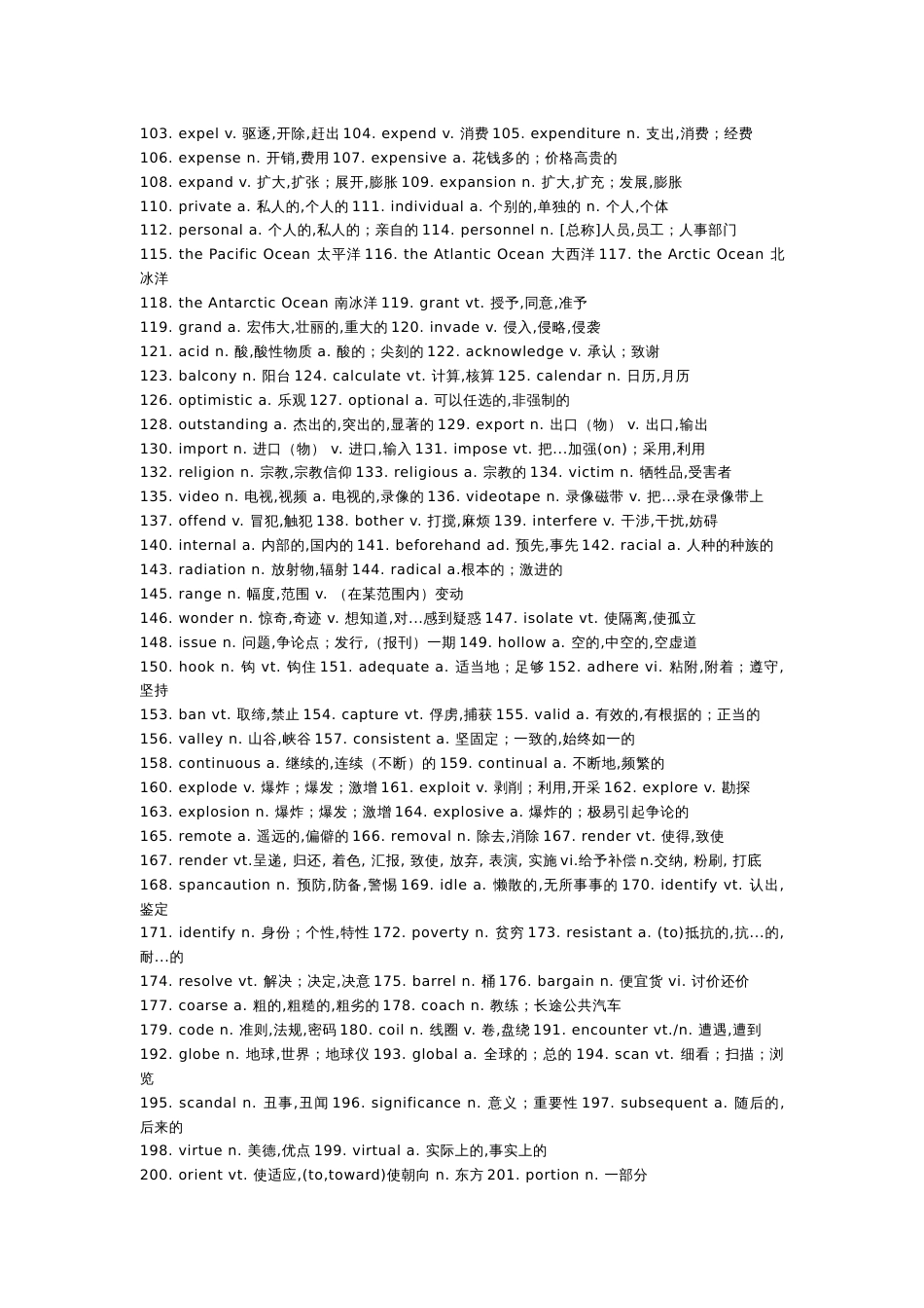 高中英语阅读理解高频难词500个_第2页