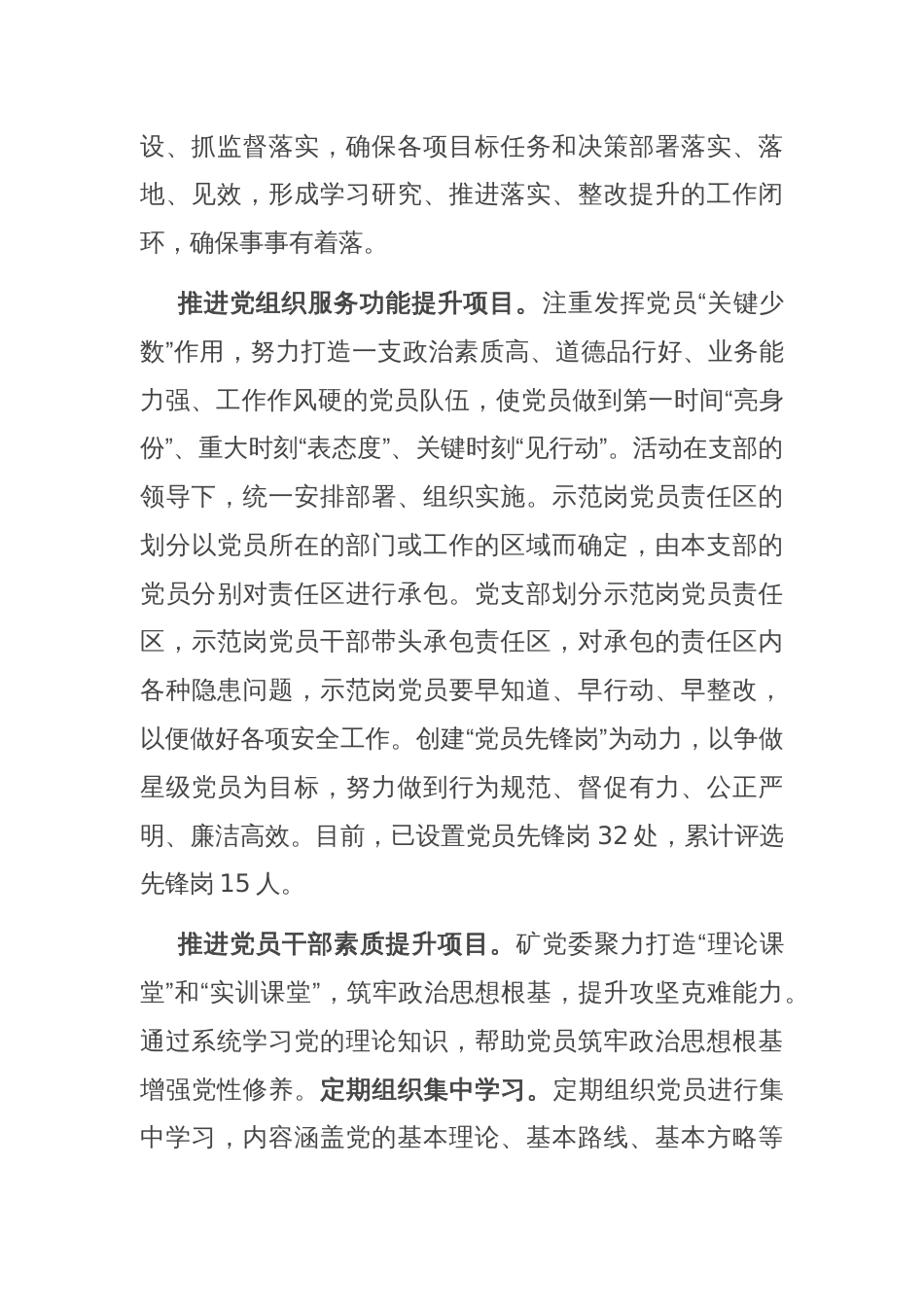 分公司在2024年集团基层党支部建设推进会上的汇报发言_第2页