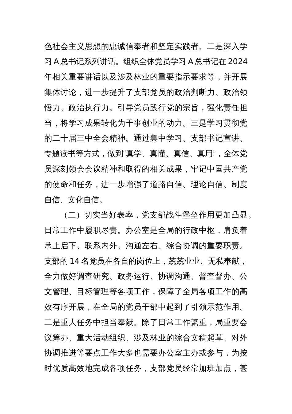 党支部党建工作总结（2024）_第2页