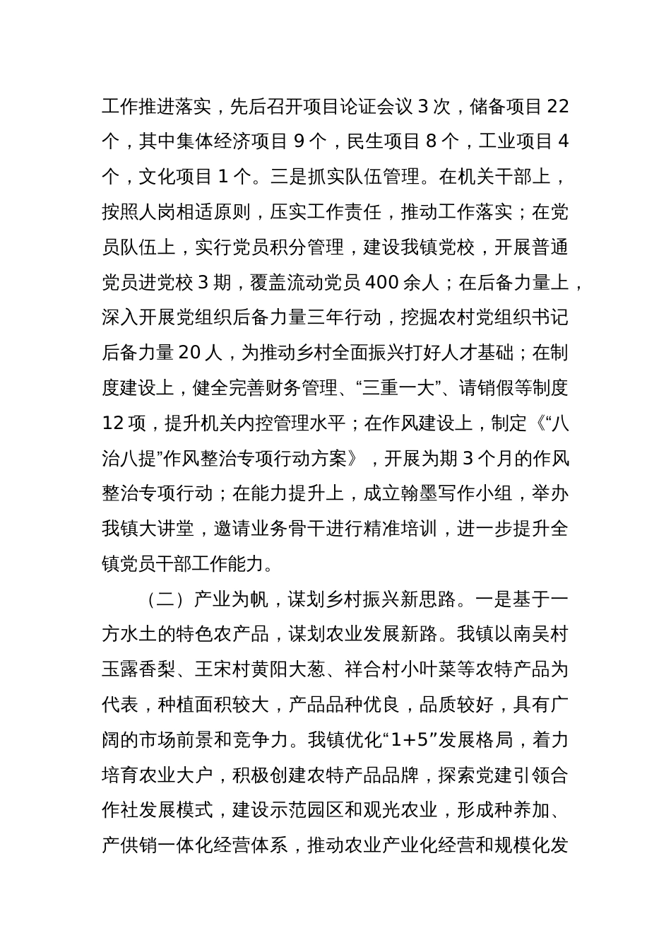 乡镇推动乡村全面振兴工作总结_第2页