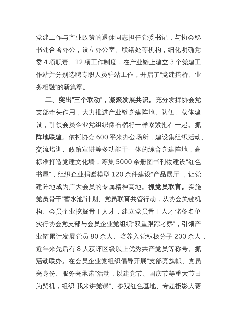 党支部书记在全市行业协会商会党的建设工作会议上的发言_第2页