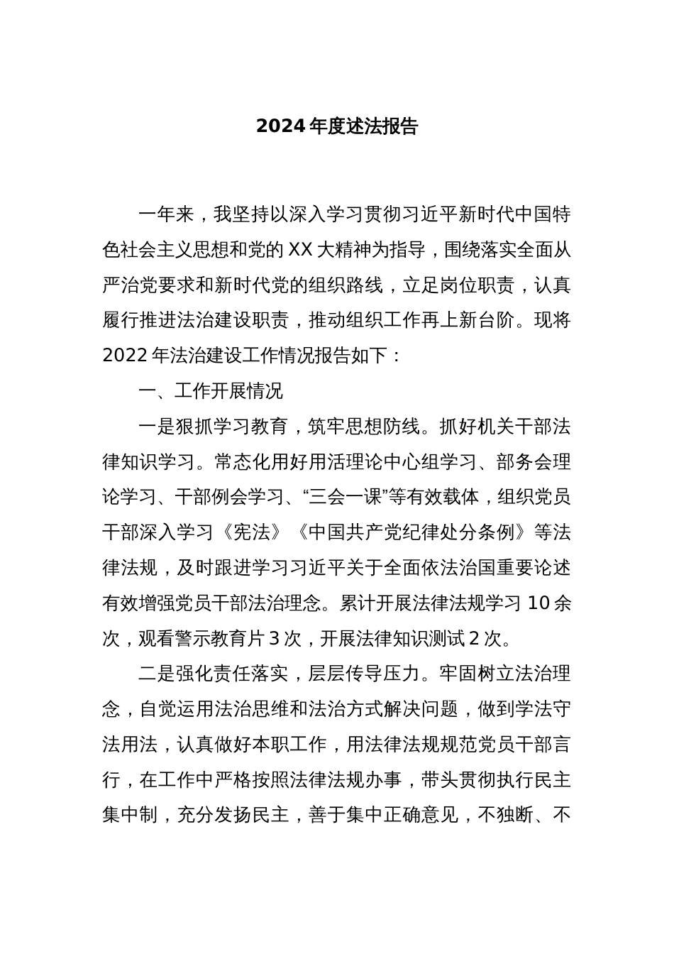 2024年度述法报告_第1页