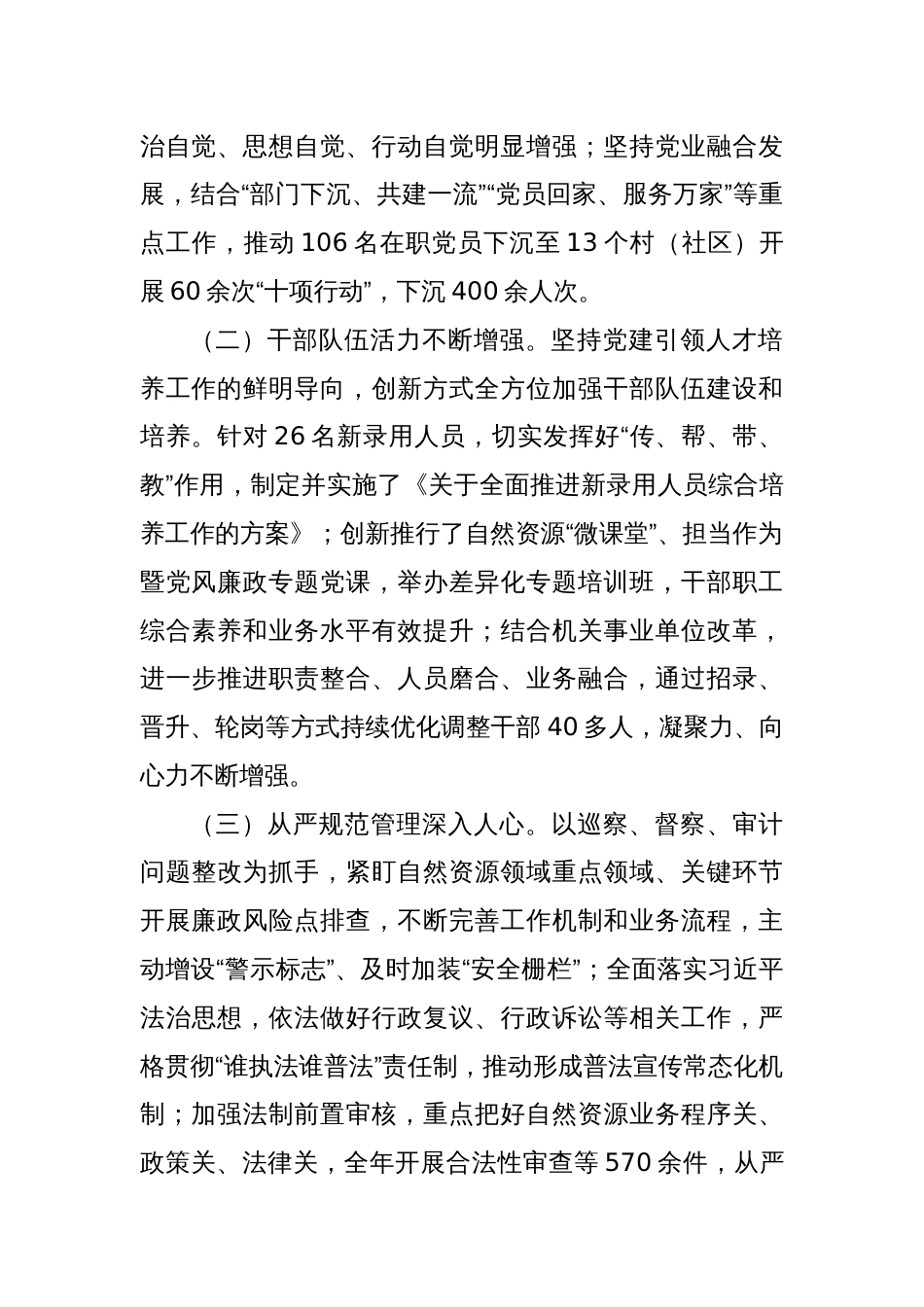 X区自然资源分局2024年工作总结及2025年主要工作安排_第2页