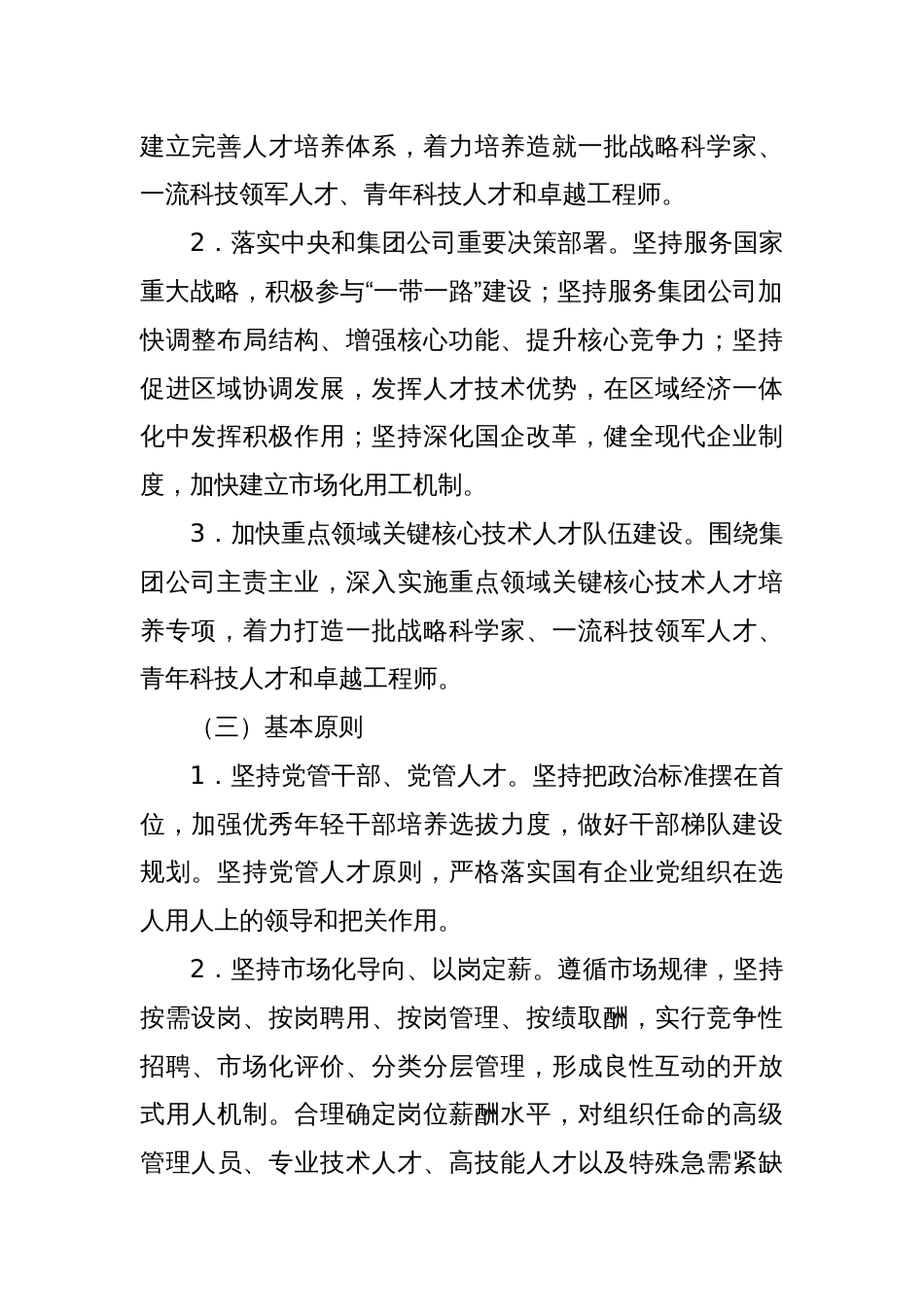 某国有企业2025年人才工作计划_第2页
