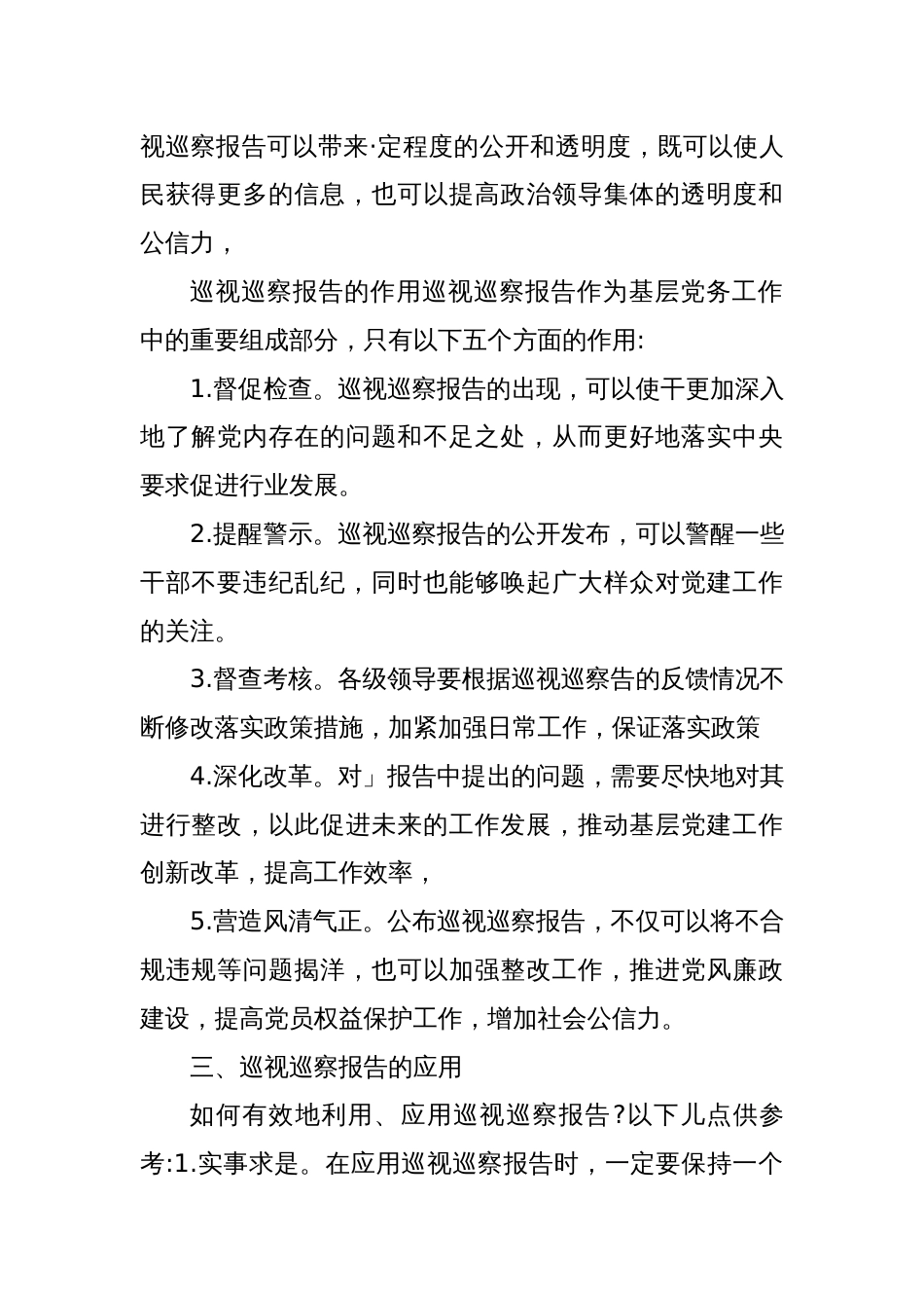 巡视巡察报告（1）_第2页