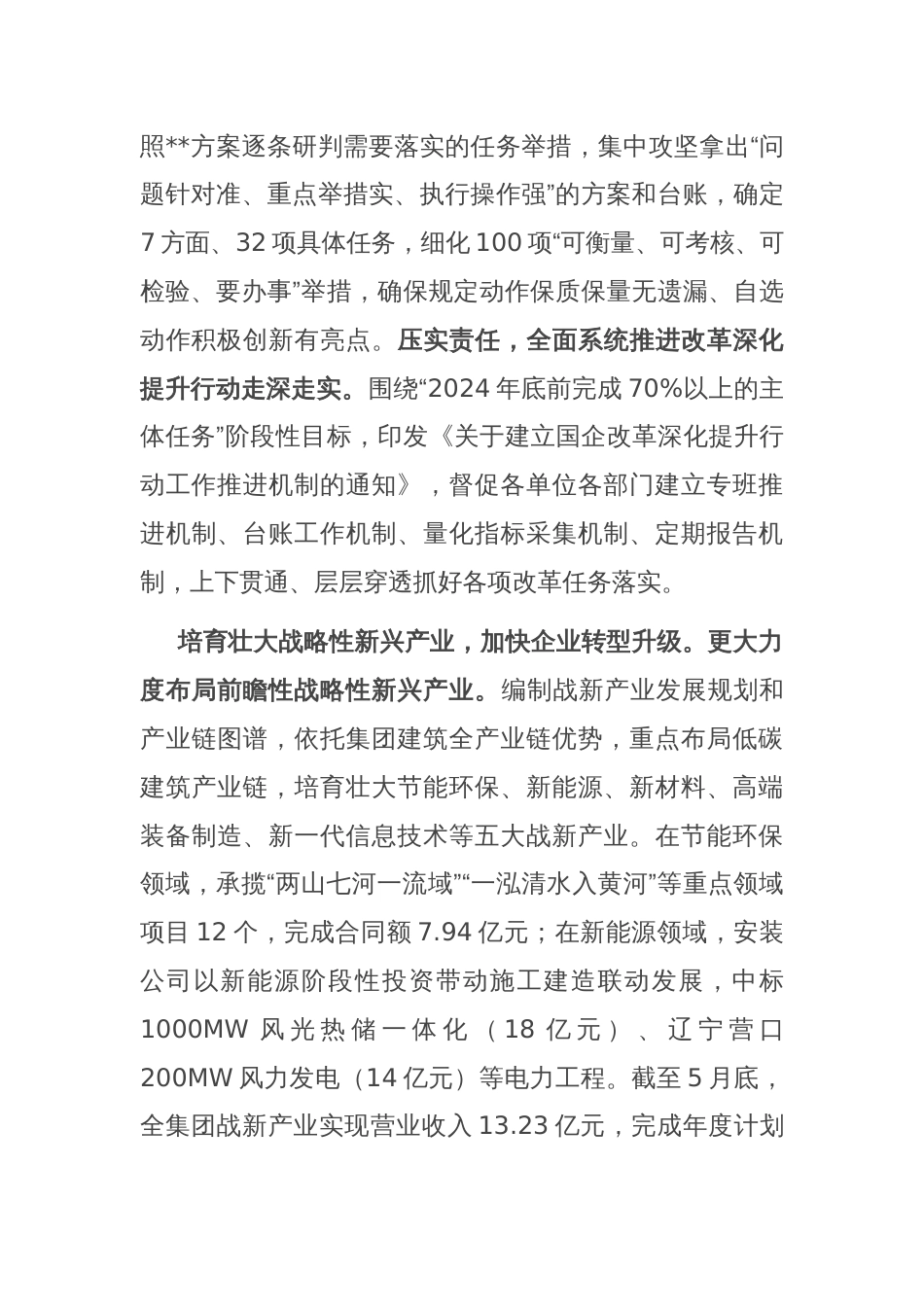 在全省国有企业改革深化提升行动推进会上的汇报发言_第2页