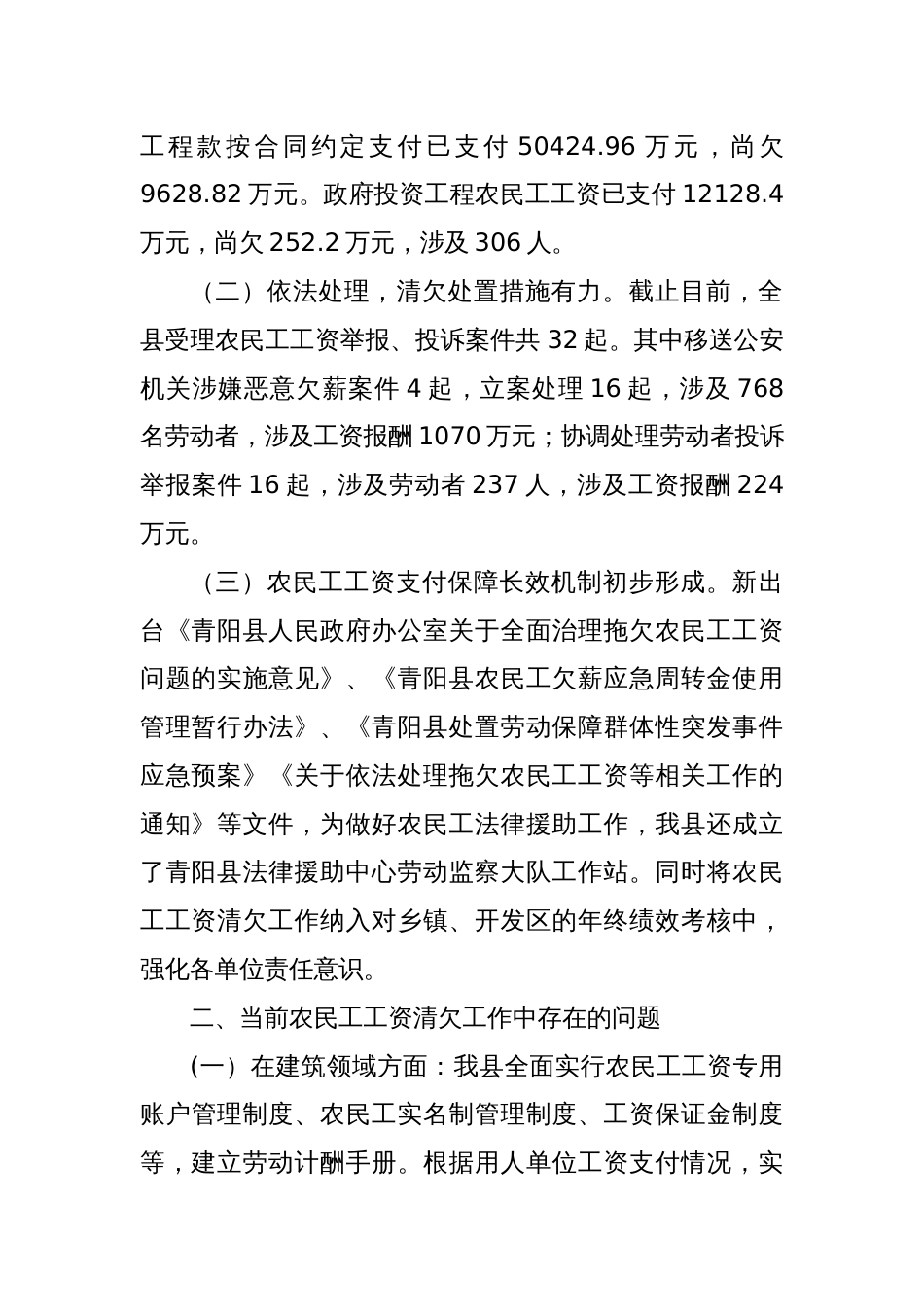 农民工工资支付保障工作总结_第2页