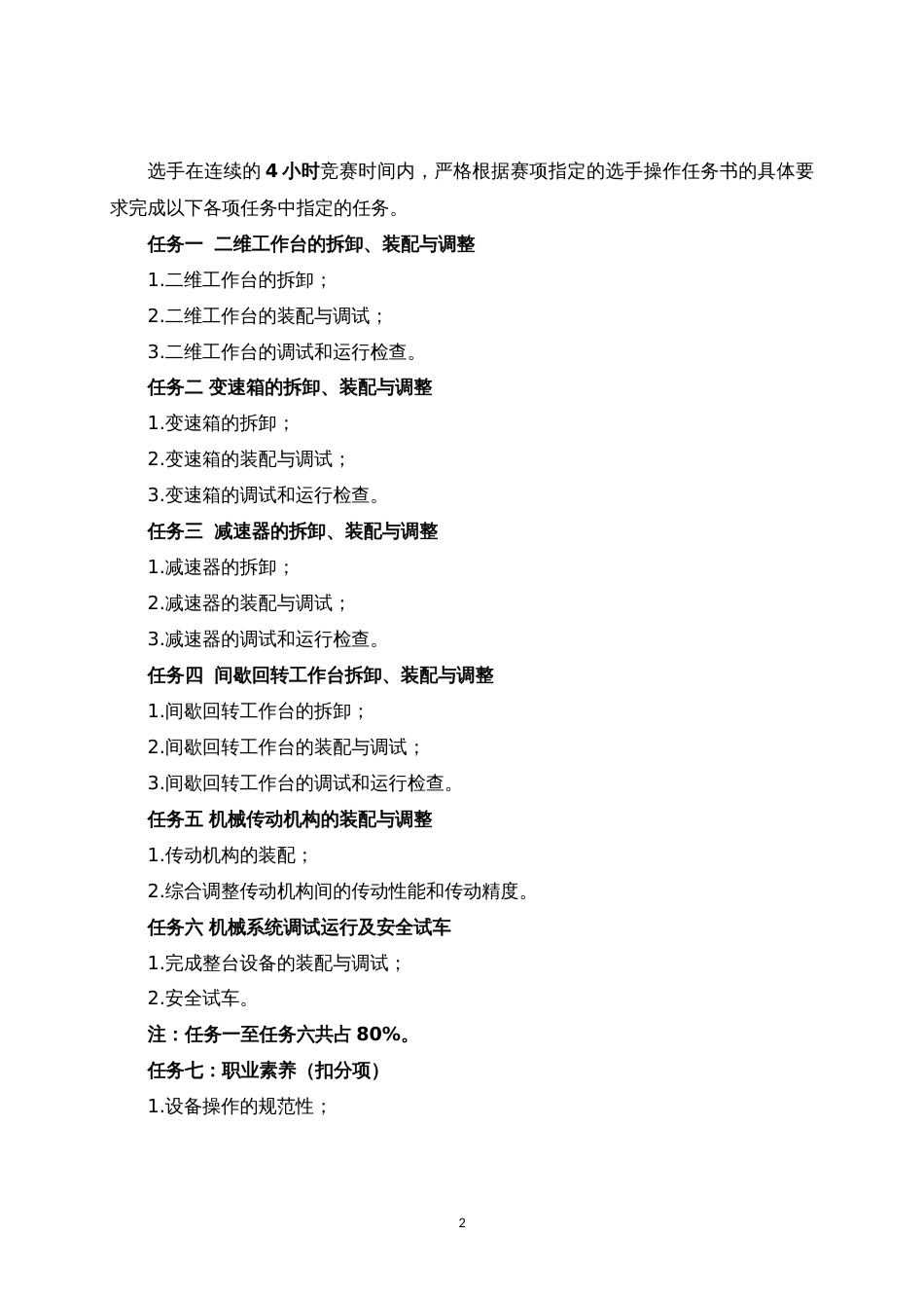 第十七届山东省职业院校技能大赛中职组“机械装配技术”赛项规程_第2页