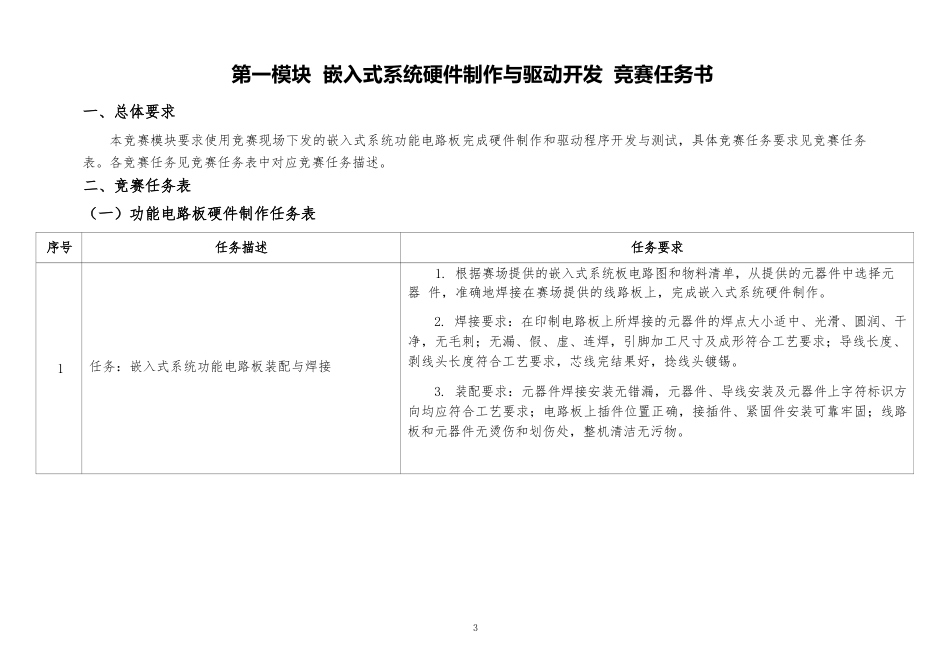 第十七届山东省职业院校技能大赛嵌入式系统应用开发赛项样题第二套_第3页