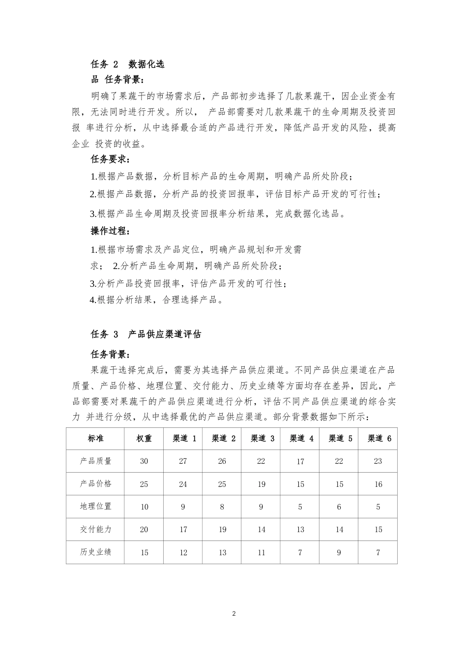 第十七届山东省职业院校技能大赛电子商务赛题第2套_第2页