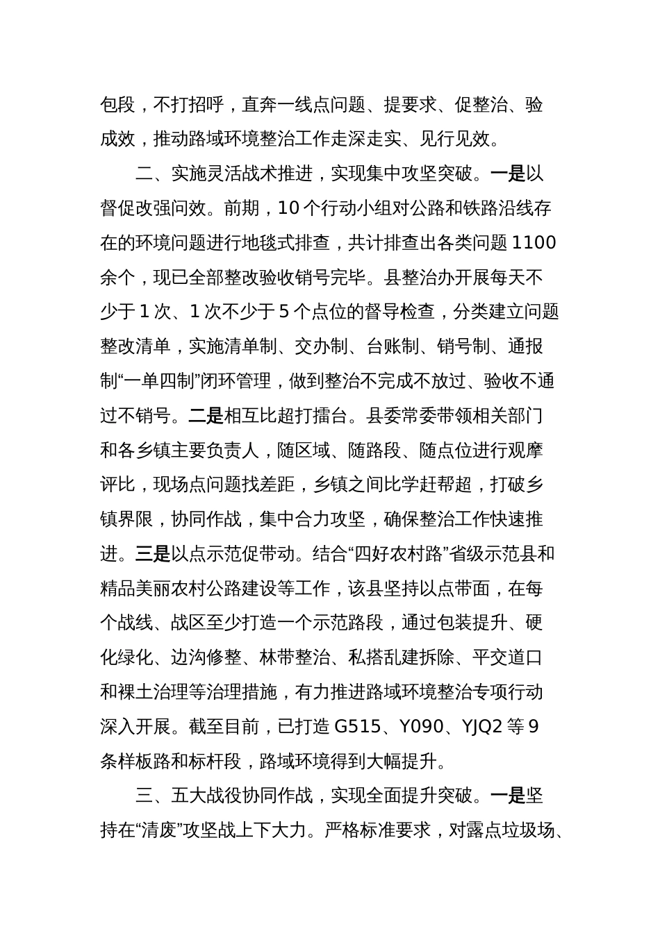 XX路域环境综合整治工作总结_第2页