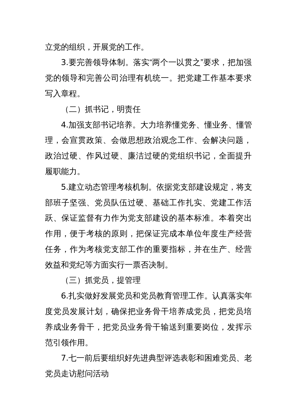2024年公司党支部工作要点_第2页