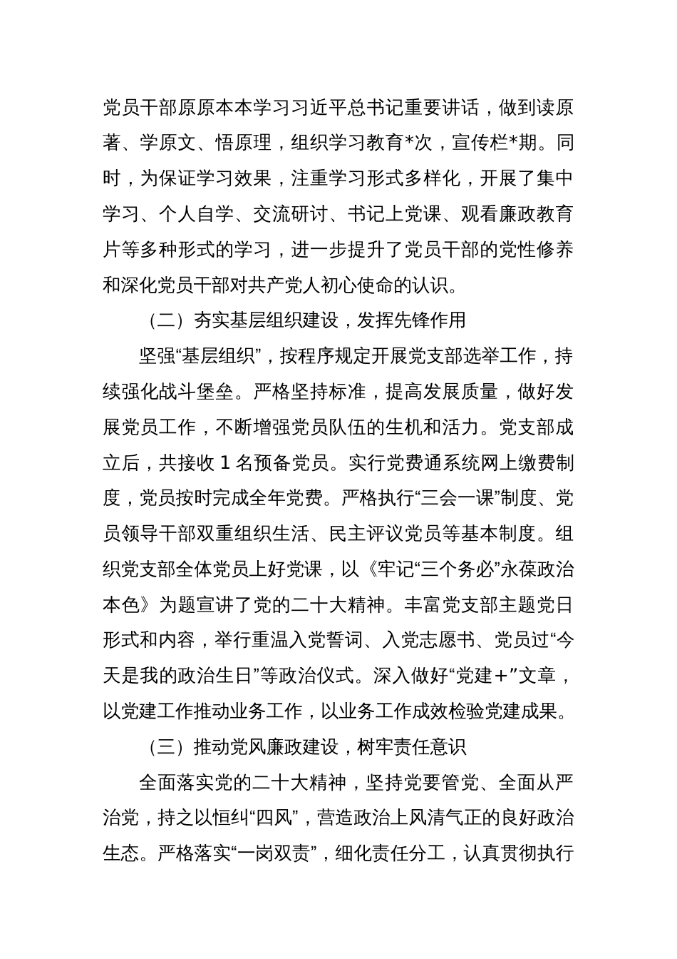 党支部年度工作总结_第2页