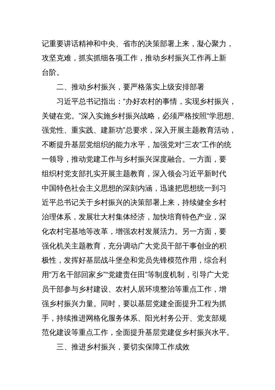 乡村振兴工作研讨发言_第2页