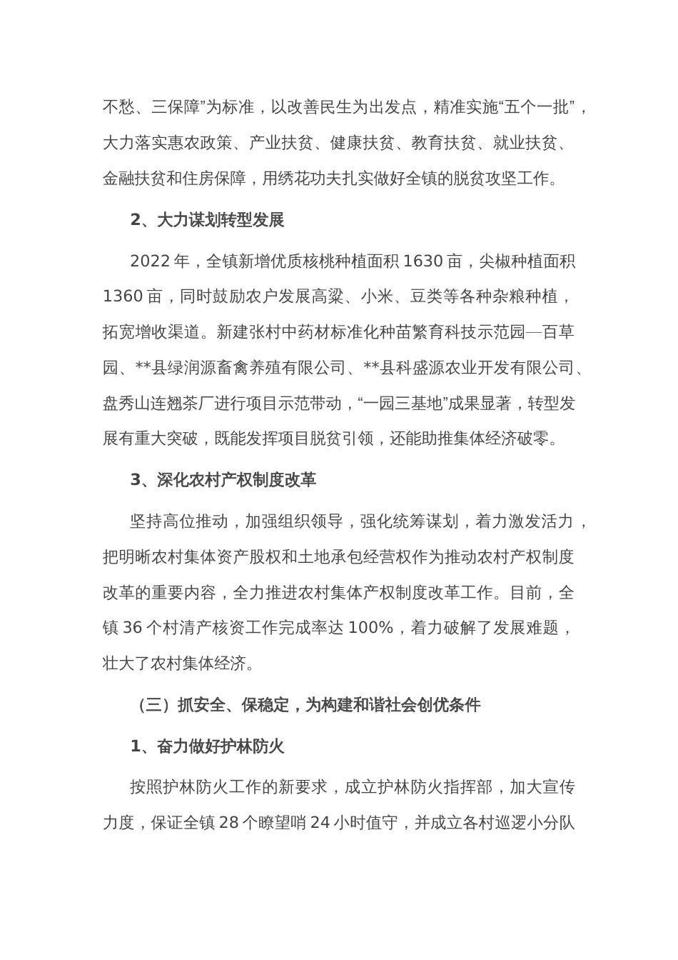 乡镇2022年年度工作总结_第2页