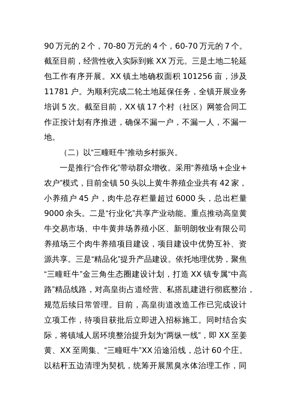 镇人民政府2024年工作总结_第2页