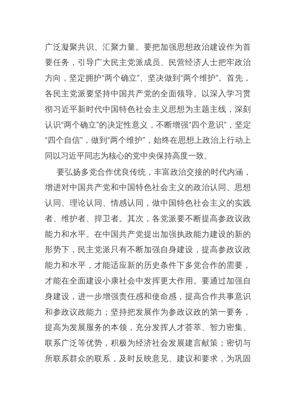 在2024年全市党外人士座谈会上的讲话提纲_第2页