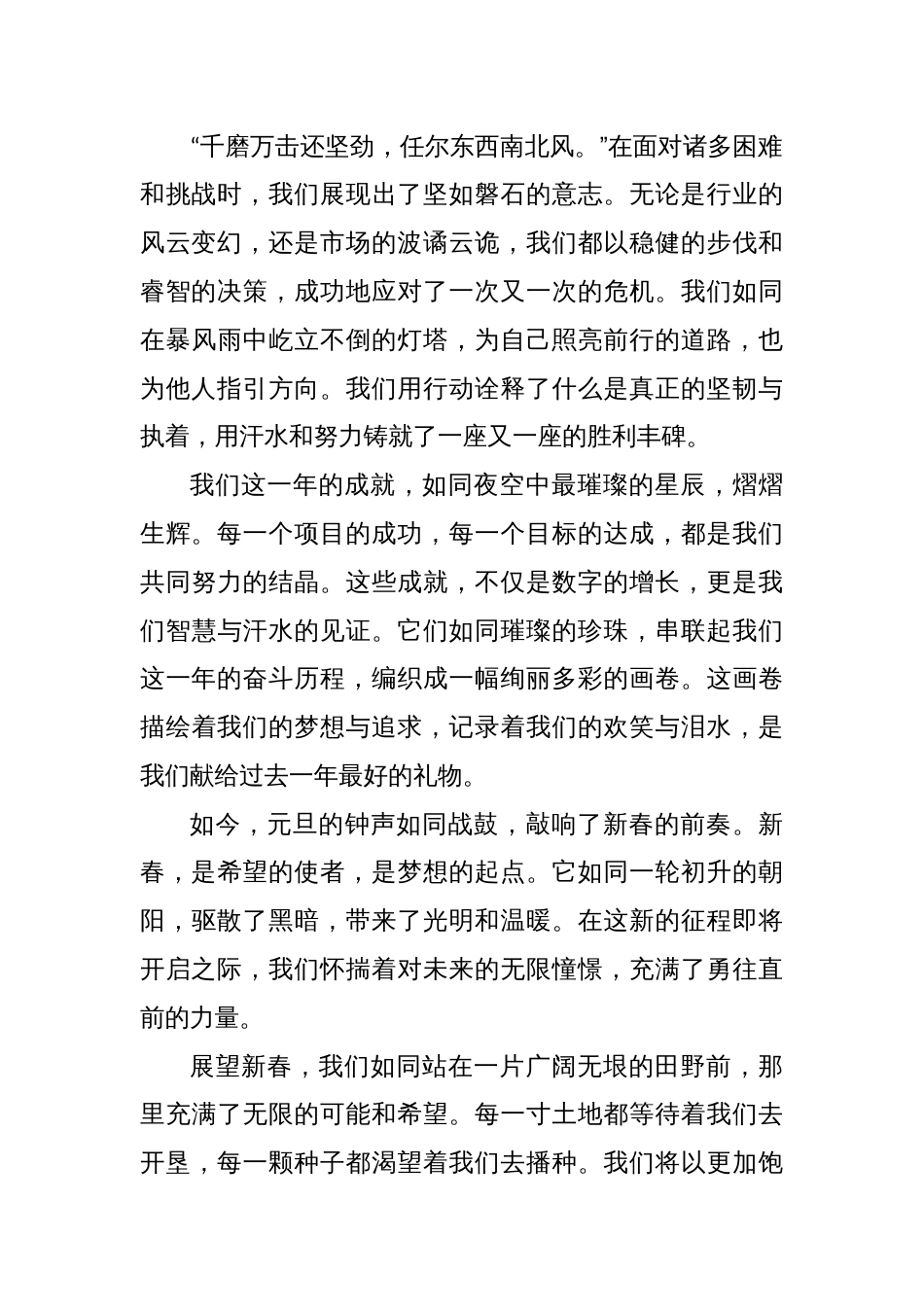 在“庆元旦迎新春”座谈会上的发言_第2页