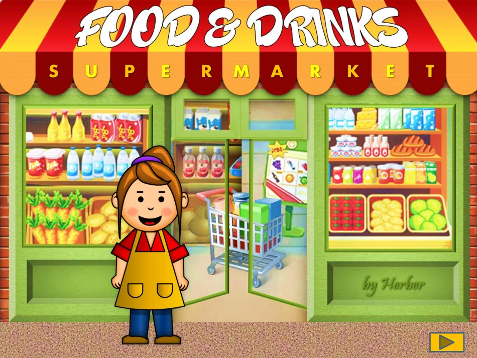 【趣味游戏英语教学课件】food-and-drinks_第1页