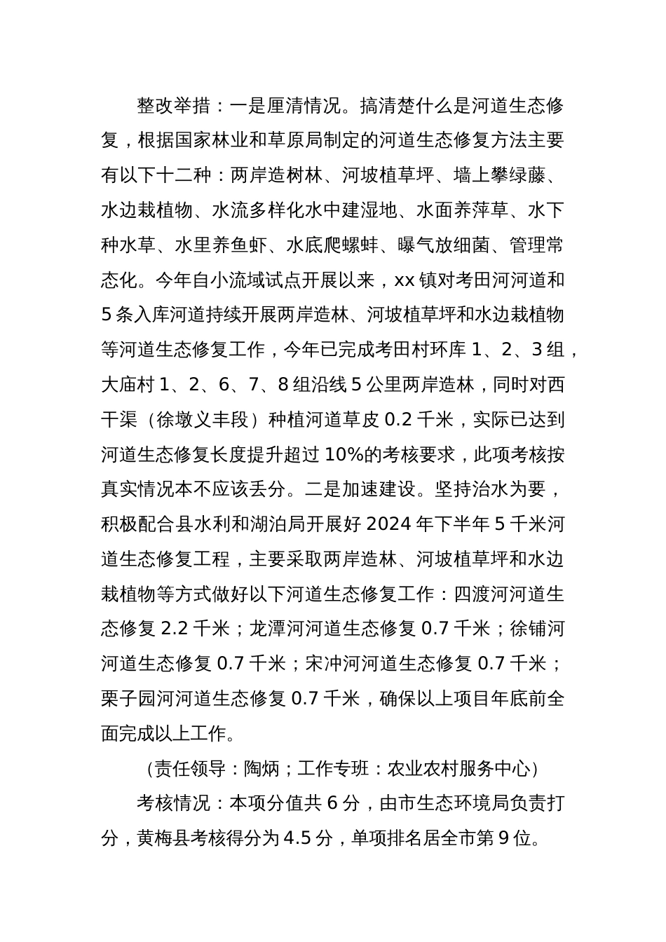 xx镇关于考田河小流域综合治理试点工作的整改方案_第2页