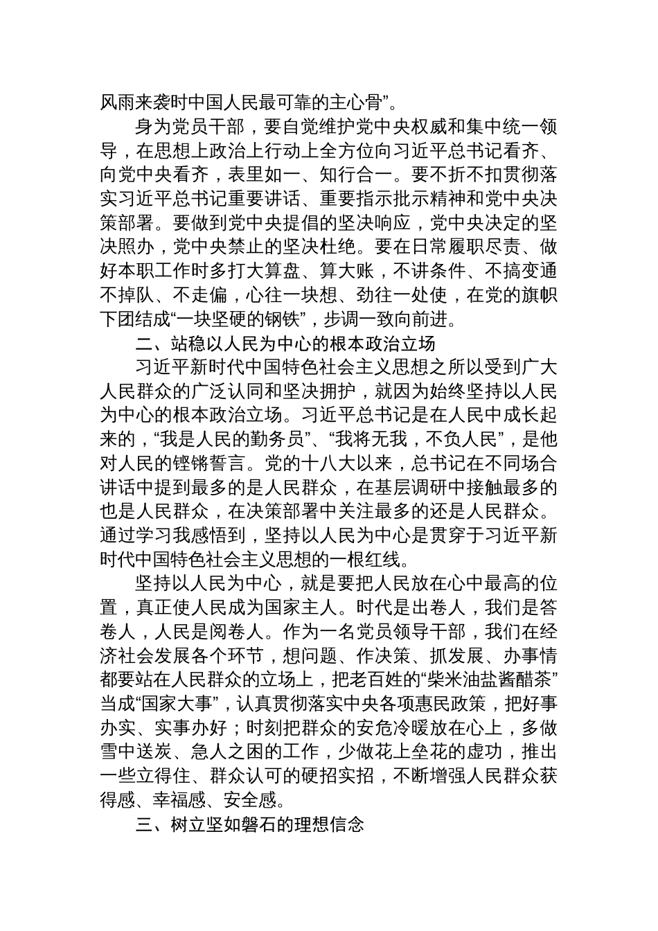 在乡镇理论中心组暨2024年度民主生活会学习研讨会上的发言材料_第2页