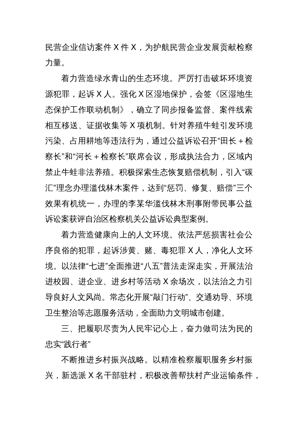 人民检察院工作报告（总结）_第3页