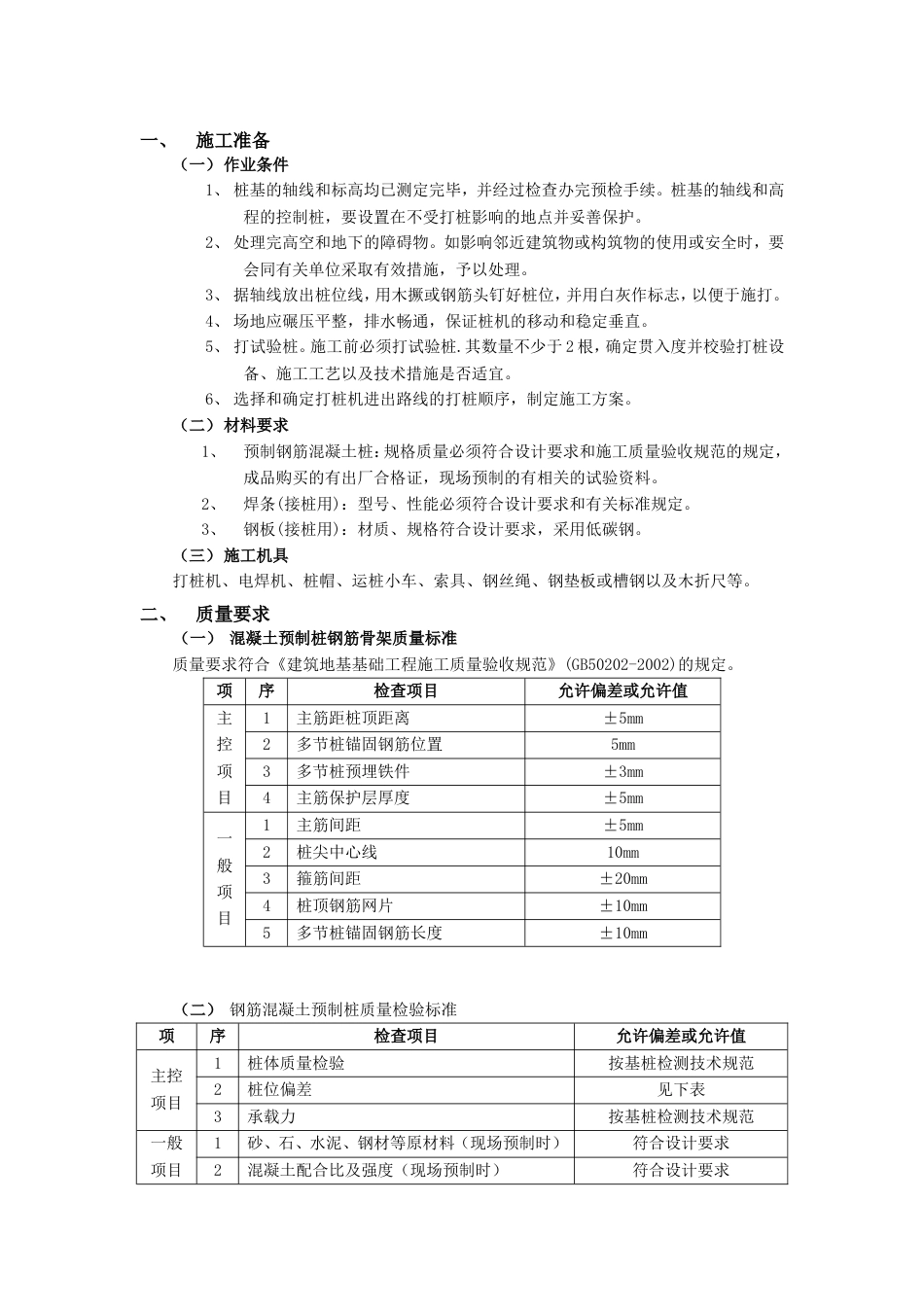 钢筋混凝土预制桩工程_第1页