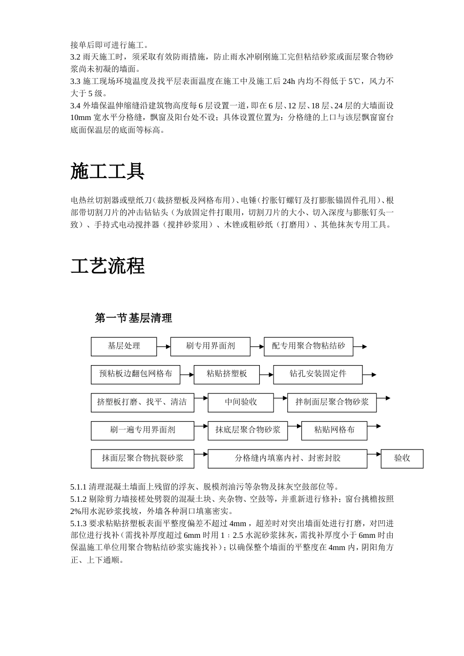 挤塑聚苯乙烯泡沫板外墙保温施工组织设计方案_第3页