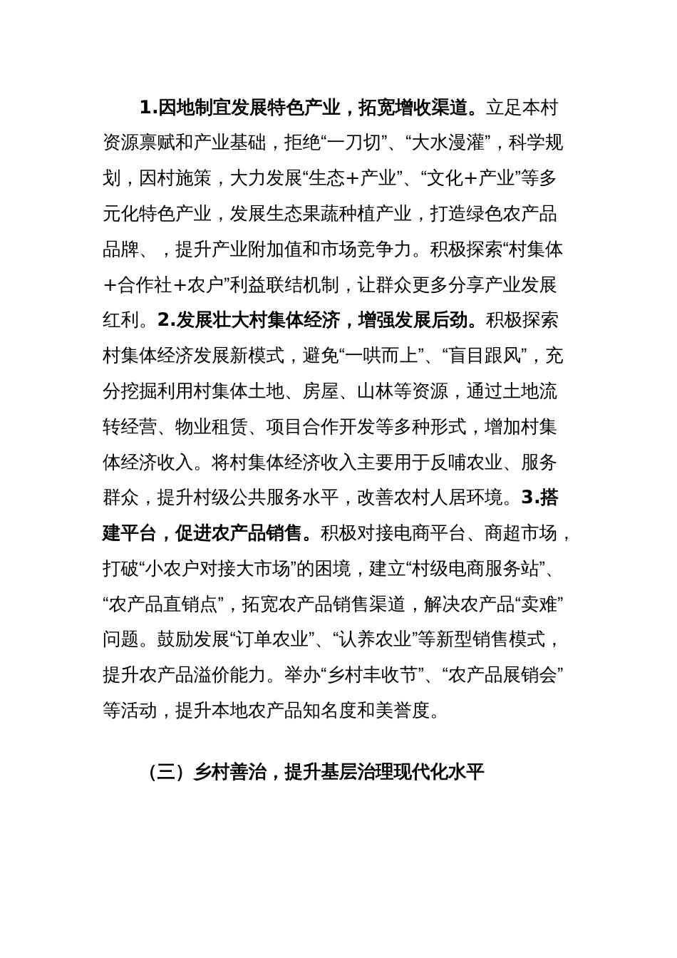 2025年村党支部工作计划_第3页
