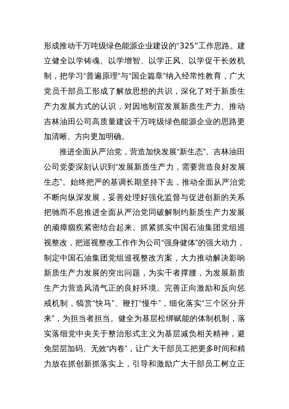 因地制宜发展新质生产力支撑和推动千万吨级绿色能源企业建设_第3页