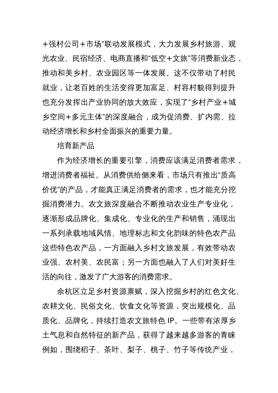 党课讲稿：以农文旅深度融合大力提振消费_第2页