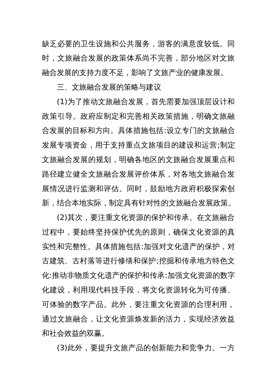 文旅融合发展研讨发言材料_第3页