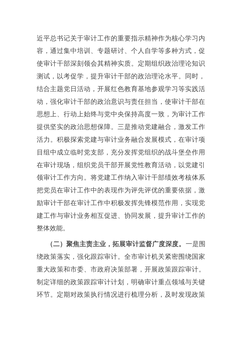 在2025年全市审计工作会议上的讲话_第2页