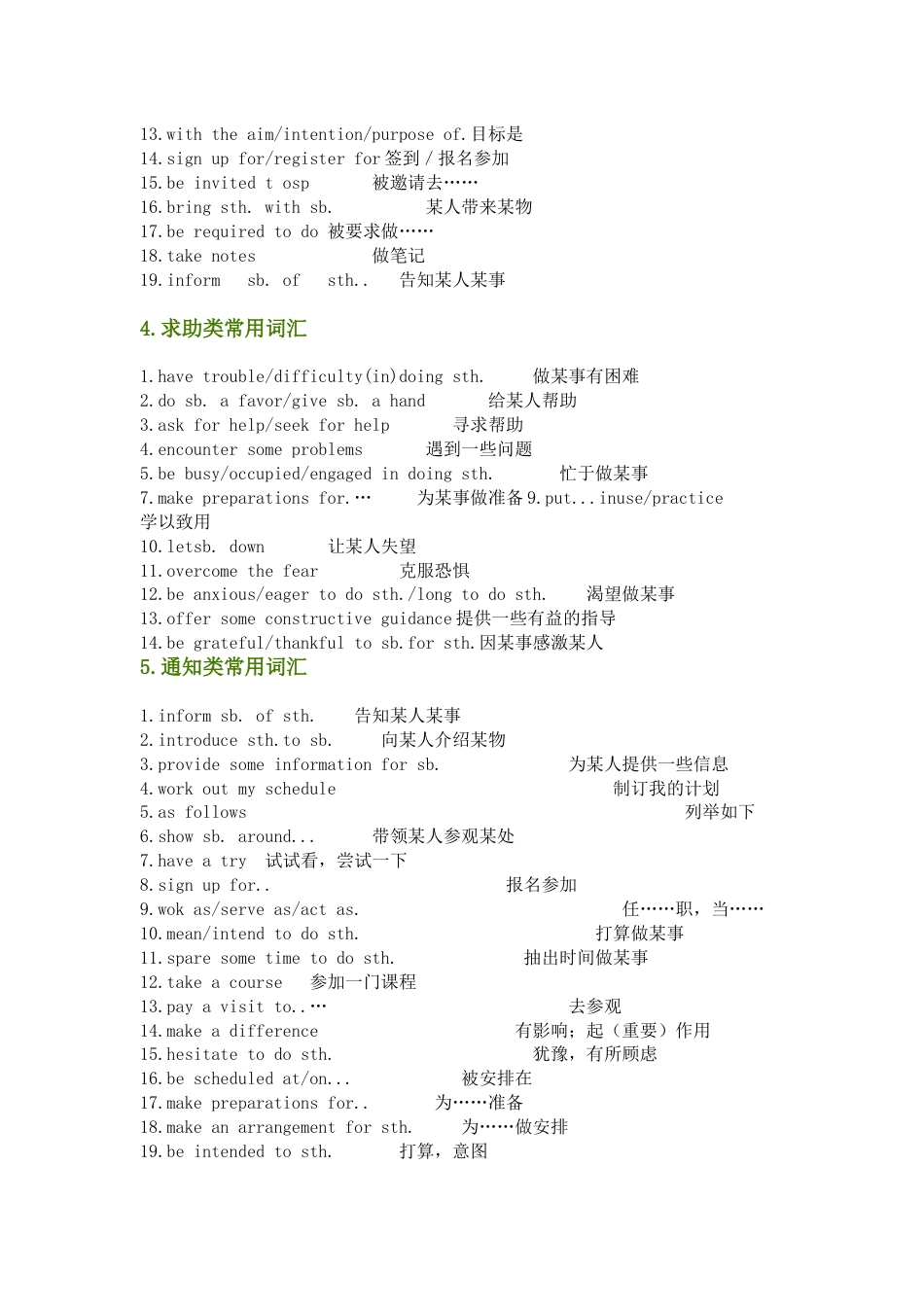 高中英语作文高分词块汇-短语总结_第2页